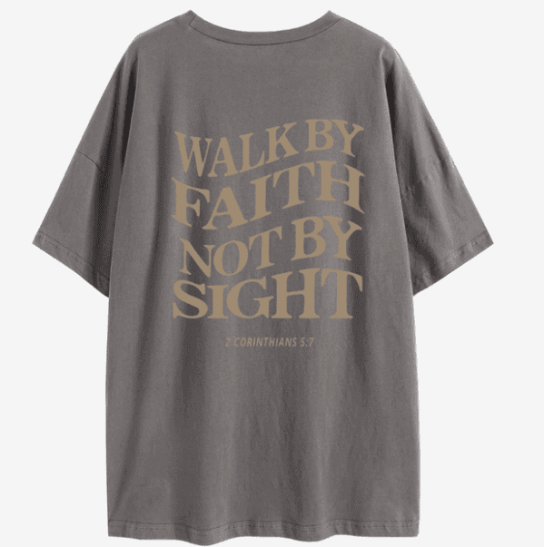 image-Men's Cotton Printed T-Shirt Short Sleeve Loose Fit Round Neck