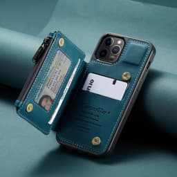 image-CaseMe Samsung Phone Case PU Leather TPU Back Cover Blue