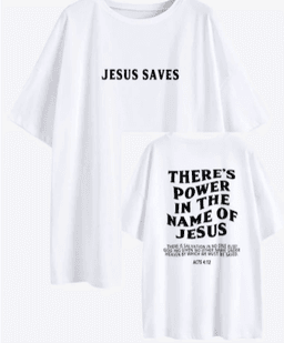 image-Men's Loose Fit Letter Print T-Shirt Round Neck Short Sleeve