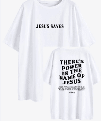 image-Men's Loose Fit Letter Print T-Shirt Round Neck Short Sleeve