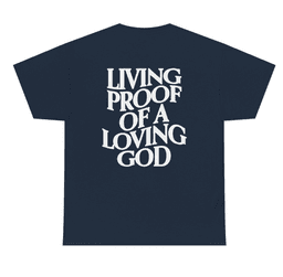 image-Men's Cotton Letter Print T-Shirt Round Neck Short Sleeve