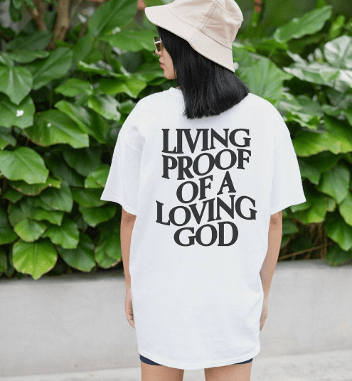 image-Men's Cotton Letter Print T-Shirt Round Neck Short Sleeve