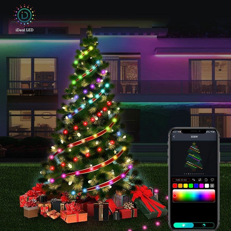 image-joywon LED String Lights USB 10M 100 Lights APP Remote Control IP65