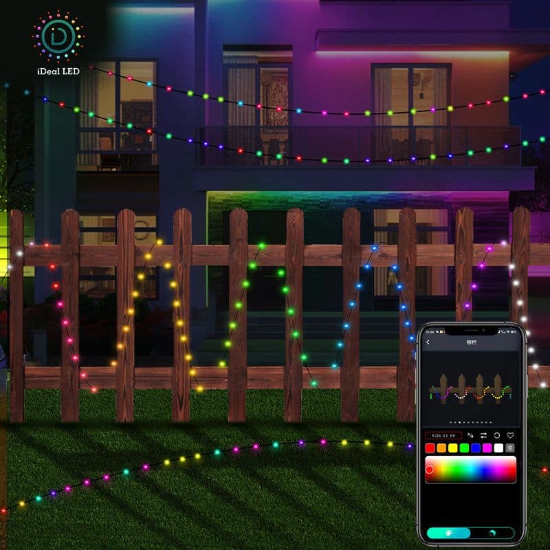 image-joywon LED String Lights USB 10M 100 Lights APP Remote Control IP65