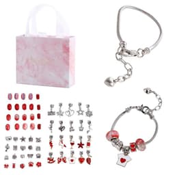 image-Children's DIY Beaded Jewelry Bracelet Kit Gift Box Set