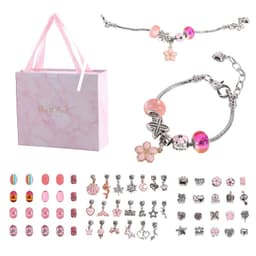image-Children's DIY Beaded Jewelry Bracelet Kit Gift Box Set