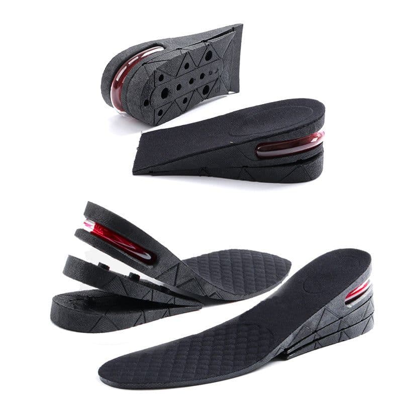 image-Men's Women's Heightening Insoles Breathable Air Cushion 3-5cm