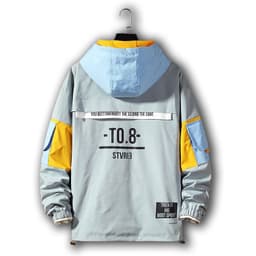 image-Men's Hooded Pullover Sweater Printed Cotton Blend Casual