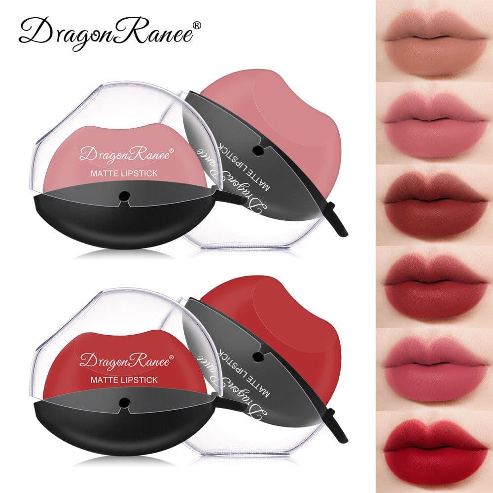 image-Matte Lipstick - Long-Lasting Non-Fade Formula - Big Red