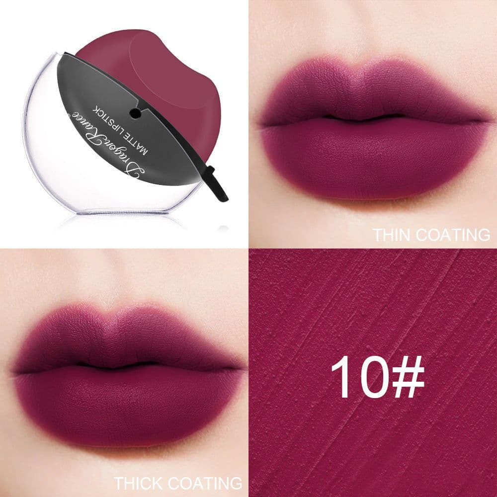 image-Matte Lipstick - Long-Lasting Non-Fade Formula - Big Red
