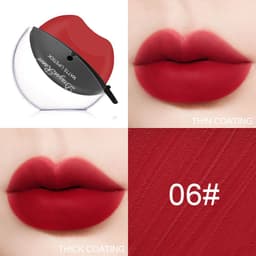 image-Matte Lipstick - Long-Lasting Non-Fade Formula - Big Red