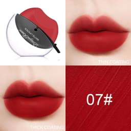 image-Matte Lipstick - Long-Lasting Non-Fade Formula - Big Red
