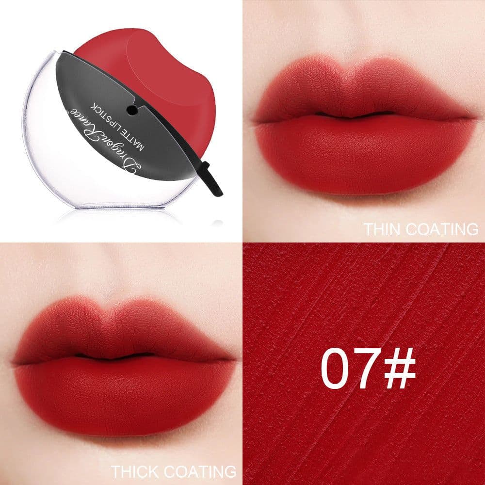 image-Matte Lipstick - Long-Lasting Non-Fade Formula - Big Red
