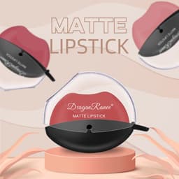 image-Matte Lipstick - Long-Lasting Non-Fade Formula - Big Red