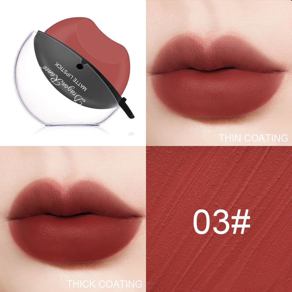 image-Matte Lipstick - Long-Lasting Non-Fade Formula - Big Red