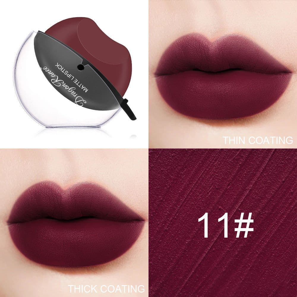 image-Matte Lipstick - Long-Lasting Non-Fade Formula - Big Red