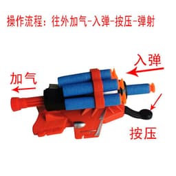 image-Superhero Wrist Launcher Glove with Soft Bullet Spray Toy
