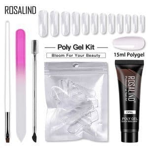 image-ROSALIND Nail Extension Gel Set 5PCS UV Phototherapy Kit