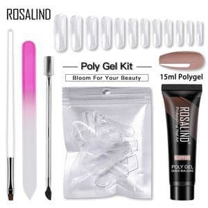 image-ROSALIND Nail Extension Gel Set 5PCS UV Phototherapy Kit