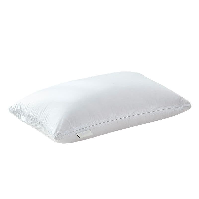 image-Feather Pillow Adjustable Height Ergonomic Neck Pillow