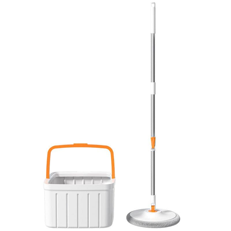 image-Yi Li Spin Mop Bucket Set with Microfiber Cloth Stainless Steel
