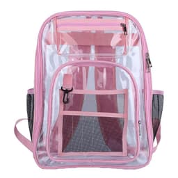 image-PVC Transparent Backpack 15.6 Inch Waterproof School Bag