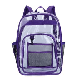 image-PVC Transparent Backpack 15.6 Inch Waterproof School Bag
