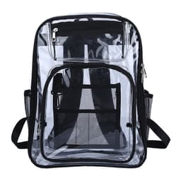 image-PVC Transparent Backpack 15.6 Inch Waterproof School Bag