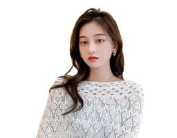 image-Yanosuke Ice Silk Knitted Lace Shawl Vest for Women