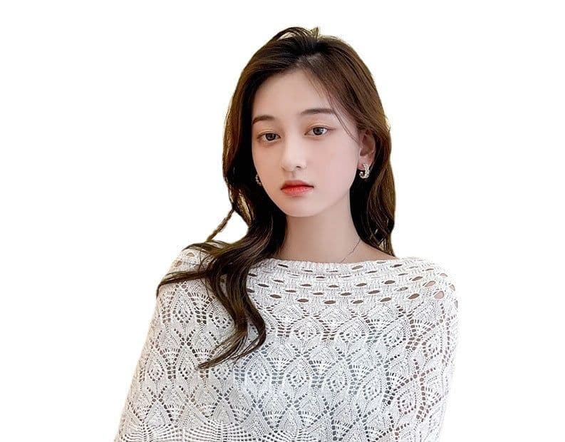 image-Yanosuke Ice Silk Knitted Lace Shawl Vest for Women