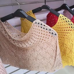 image-Yanosuke Ice Silk Knitted Lace Shawl Vest for Women