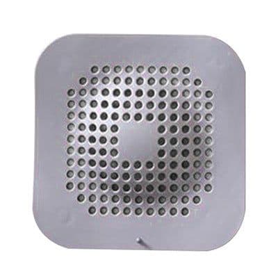 image-TPR Floor Drain Hair Catcher with Suction Cup - Gray