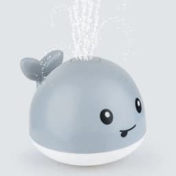 image-Electric Sensor Spray Whale Bath Toy with Lights and Music
