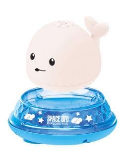 image-Electric Sensor Spray Whale Bath Toy with Lights and Music