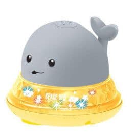 image-Electric Sensor Spray Whale Bath Toy with Lights and Music