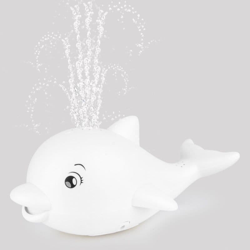 image-Electric Sensor Spray Whale Bath Toy with Lights and Music