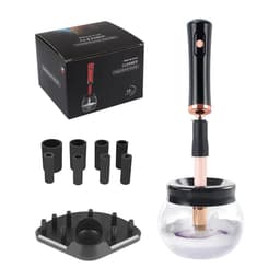 image-Electric Makeup Brush Cleaner and Dryer USB Rechargeable Black