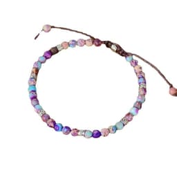 image-Valentina 4mm Emperor Stone Beaded Bracelet Unisex Agate