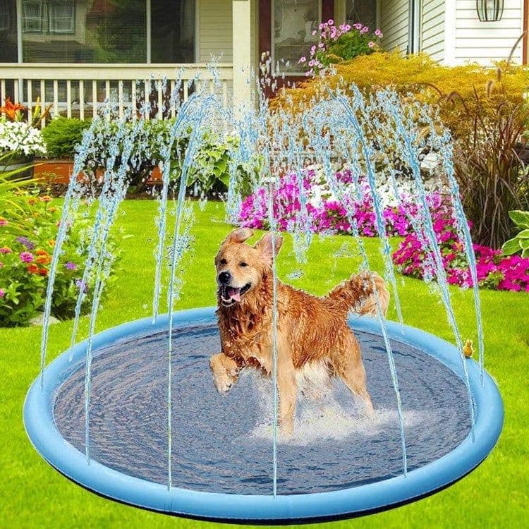 image-PVC Spray Water Mat for Kids and Pets 170cm