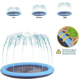 image-PVC Spray Water Mat for Kids and Pets 170cm