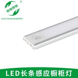image-Lianxiao LED Wardrobe Light Motion Sensor USB Rechargeable Strip