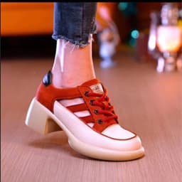 image-Women's Roman Sandals Round Toe Lace-Up High Top Thick Heel
