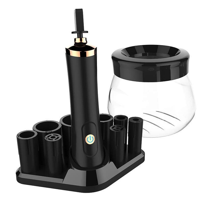 image-Electric Makeup Brush Cleaner with Drying Function
