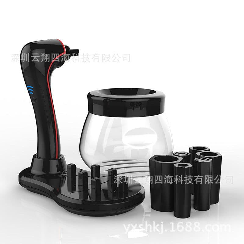 image-Electric Makeup Brush Cleaner with Drying Function