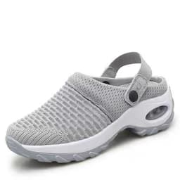 image-Women's Canvas Low Top Wedge Casual Shoes Round Toe