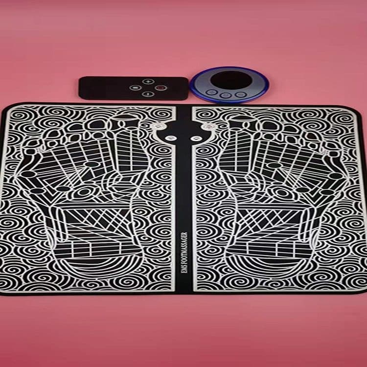 image-EMS Foot Massager Pad USB Rechargeable with Heating Function