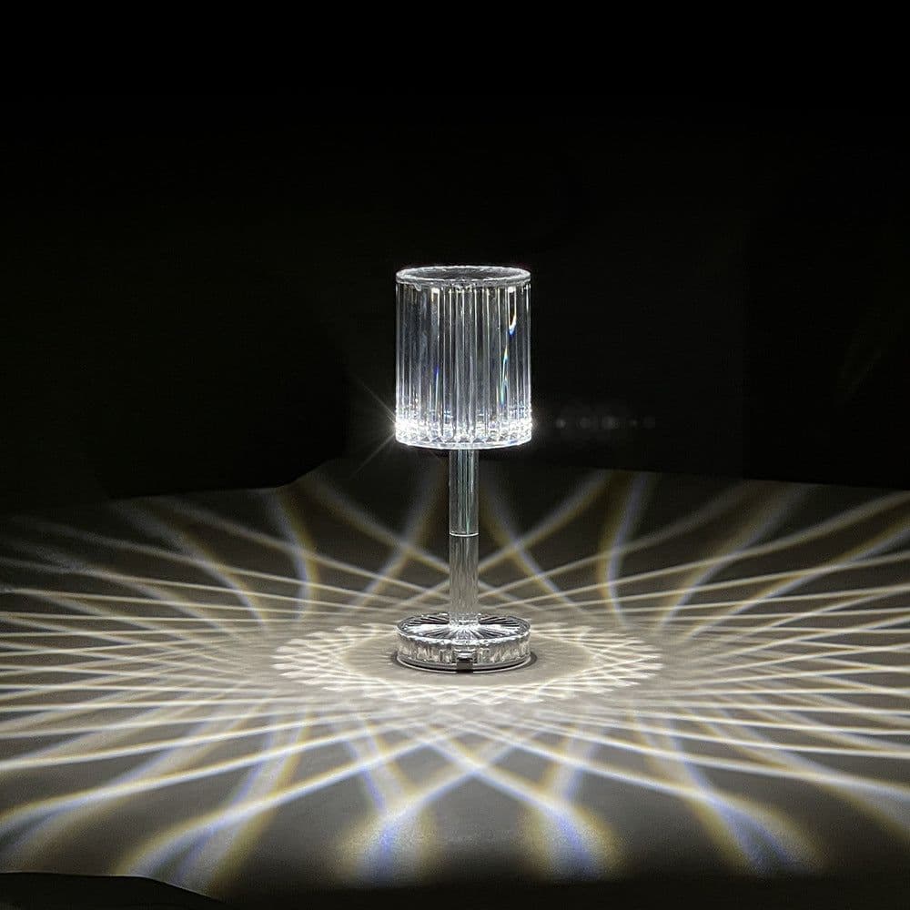 image-Gatsby Diamond Table Lamp Rechargeable LED Night Light Touch Control