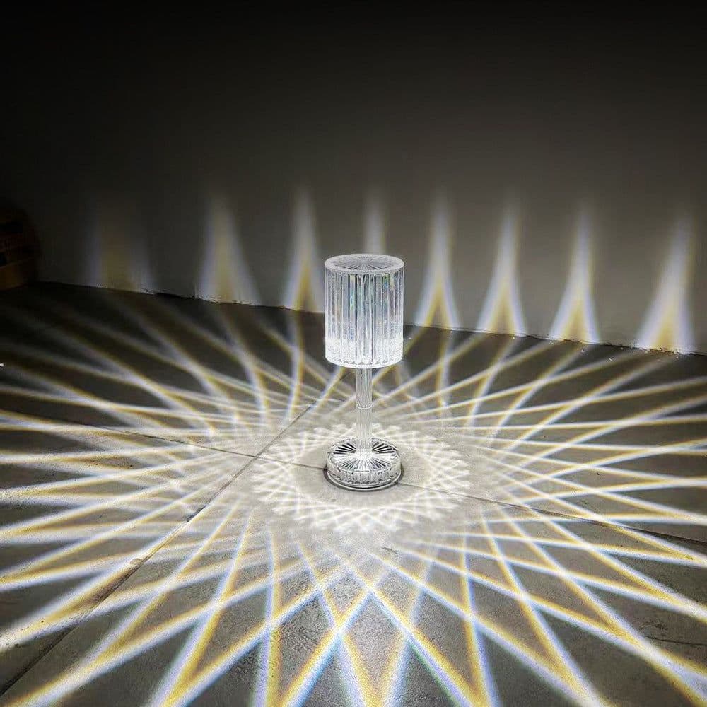 image-Gatsby Diamond Table Lamp Rechargeable LED Night Light Touch Control