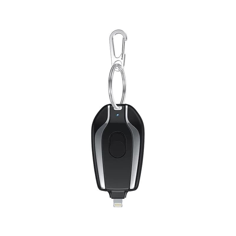 image-Portable Mini Keychain Power Bank 5000mAh Wireless Charger