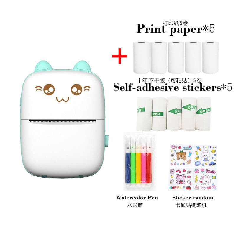 image-C15 Portable Bluetooth Thermal Photo Label Printer 57x30mm
